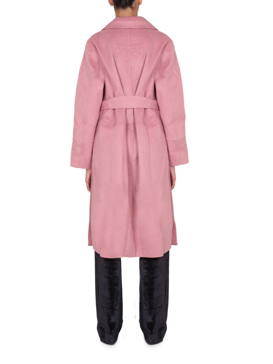 PROENZA SCHOULER WHITE LABEL CAPPOTTO CON CINTURA IN MELTON