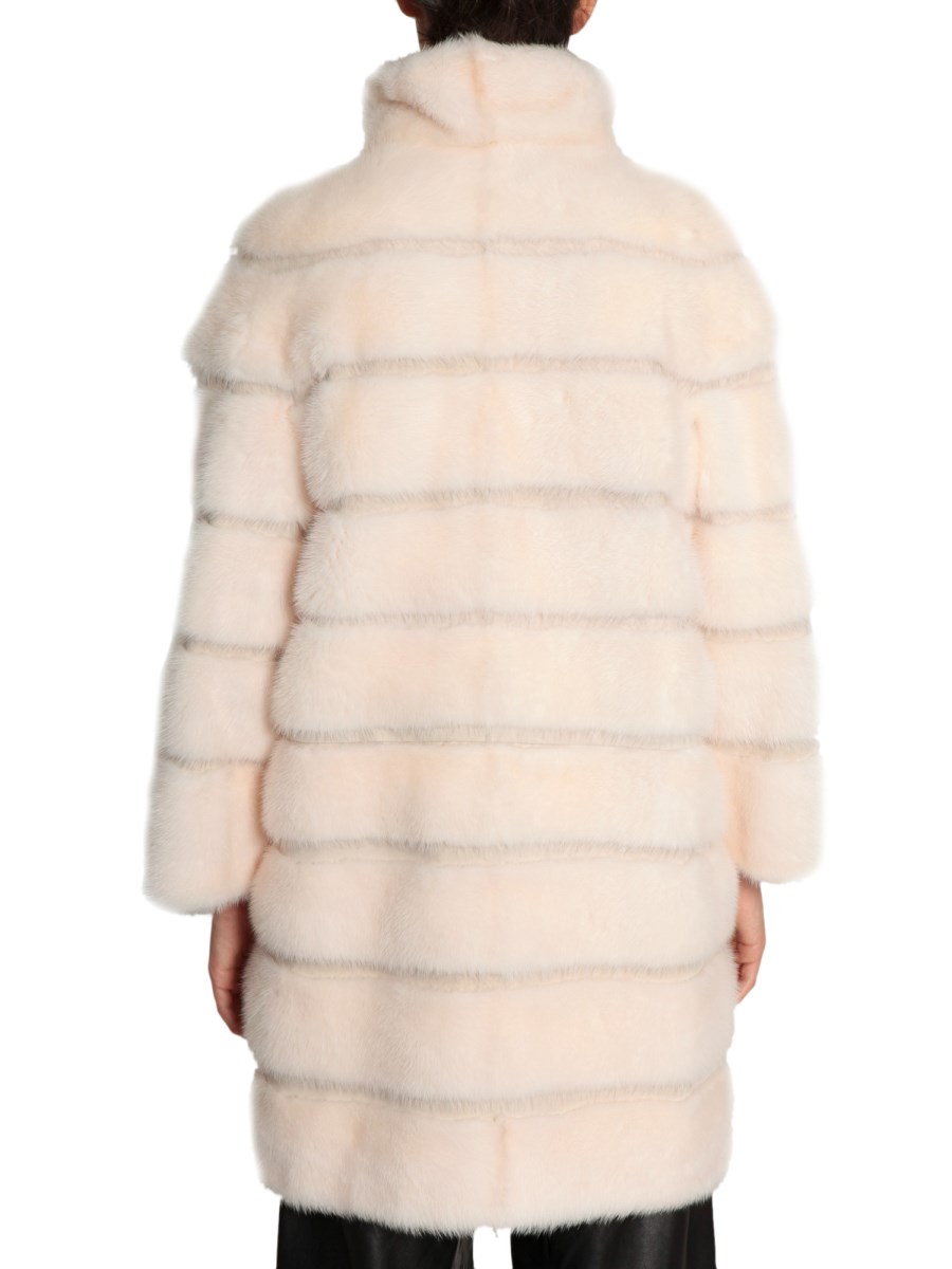 SIMONETTA RAVIZZA CAPPOTTO DALIA IN PELLICCIA DI VISONE