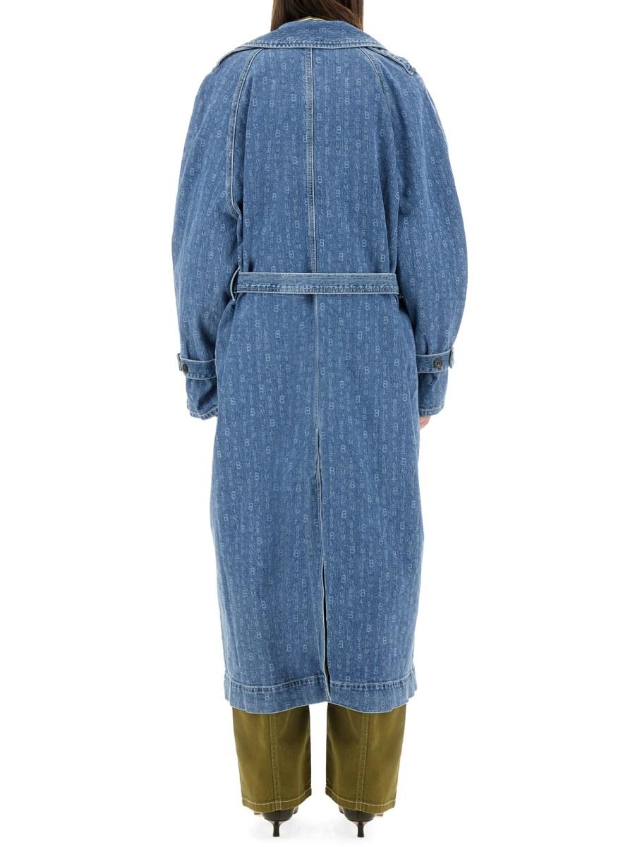 BAUM UND PFERDGARTEN CAPPOTTO DELILAH IN DENIM DI COTONE