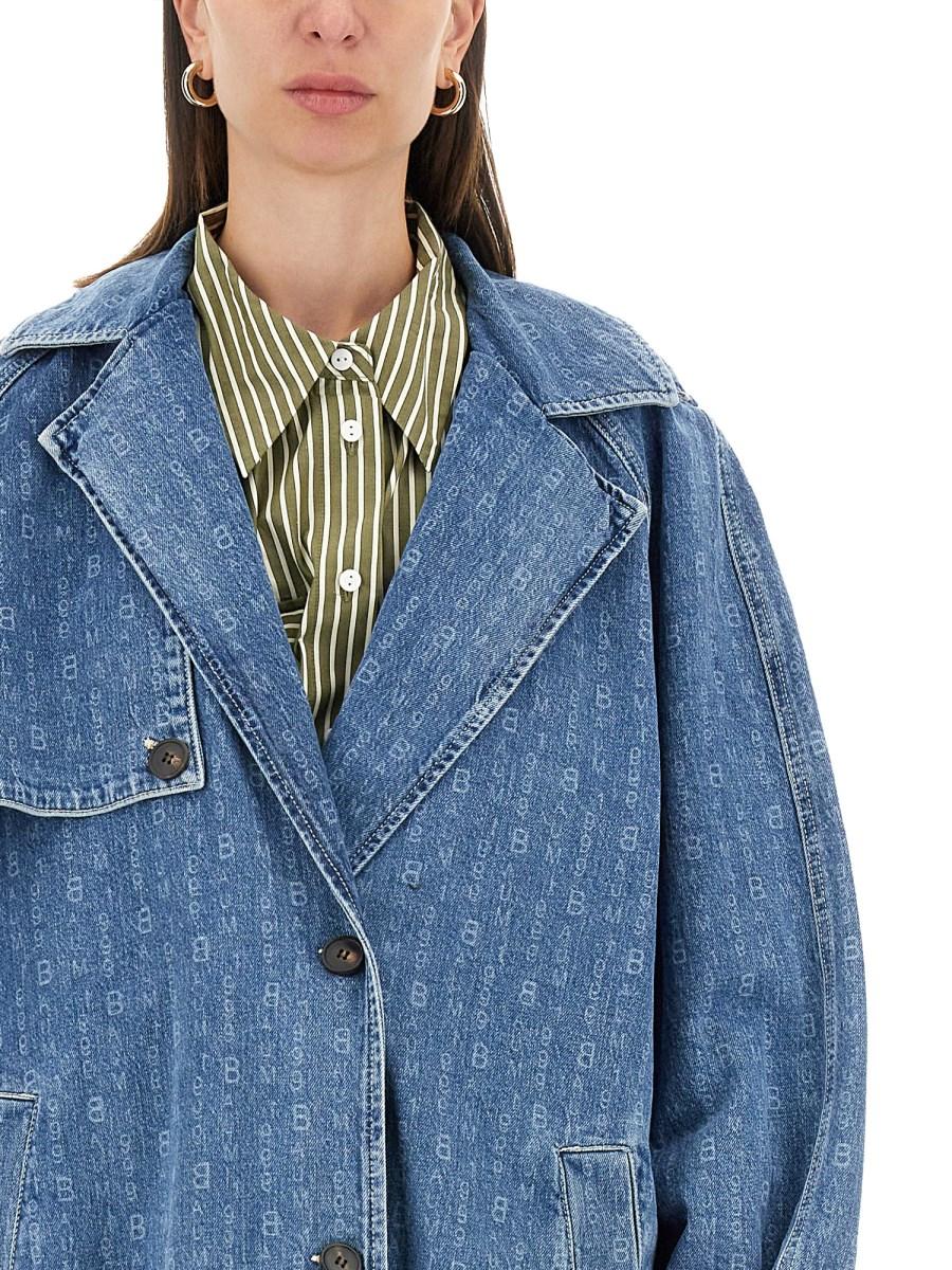 BAUM UND PFERDGARTEN CAPPOTTO DELILAH IN DENIM DI COTONE