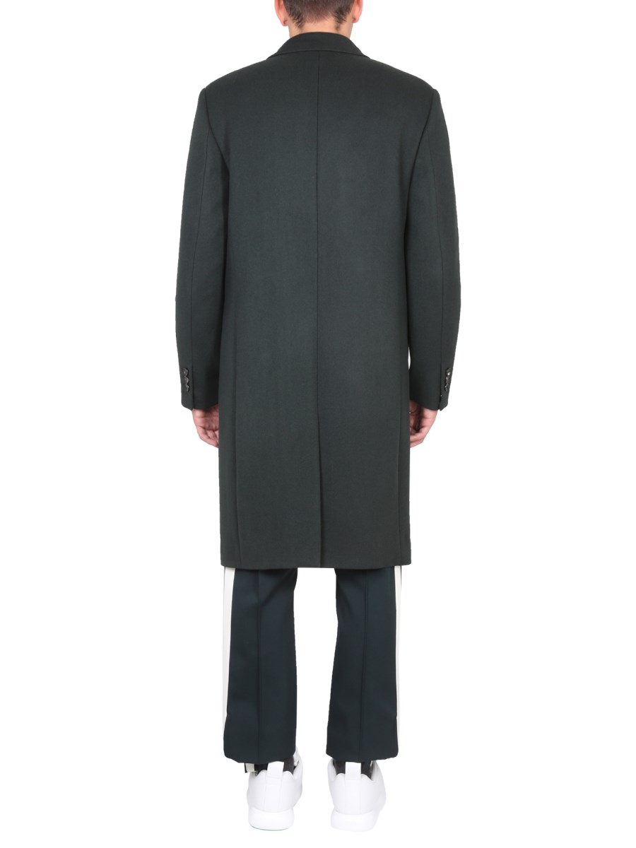 BOTTEGA VENETA CAPPOTTO DOPPIOPETTO IN TESSUTO CAVALRY DI LANA