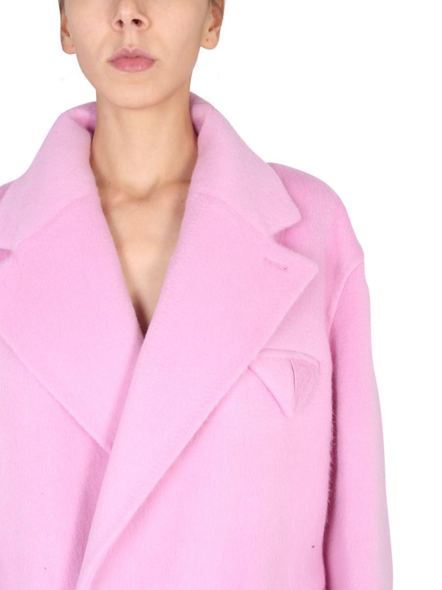 BOTTEGA VENETA CAPPOTTO DOUBLE FACE IN ALPACA LANA E MOHAIR