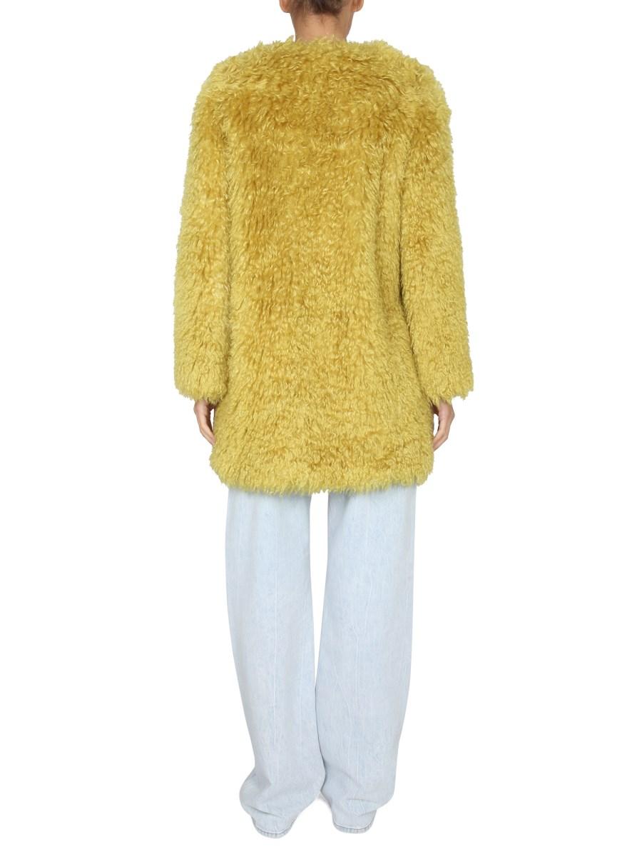 BECAGLI SINCE 1994 CAPPOTTO IN ECO-PELLICCIA A PELO LUNGO