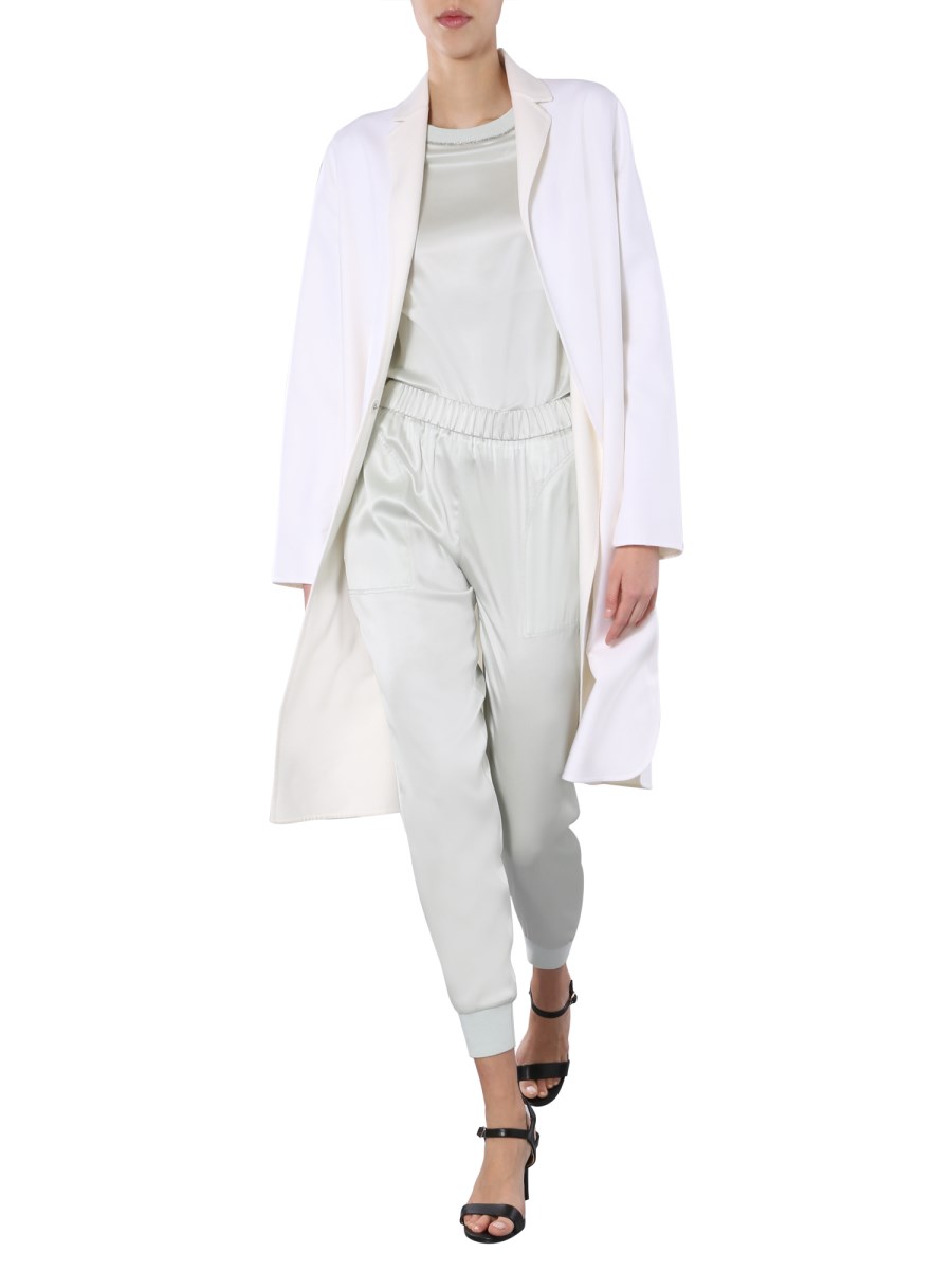 FABIANA FILIPPI CAPPOTTO REGULAR FIT IN MISTO LANA E SETA