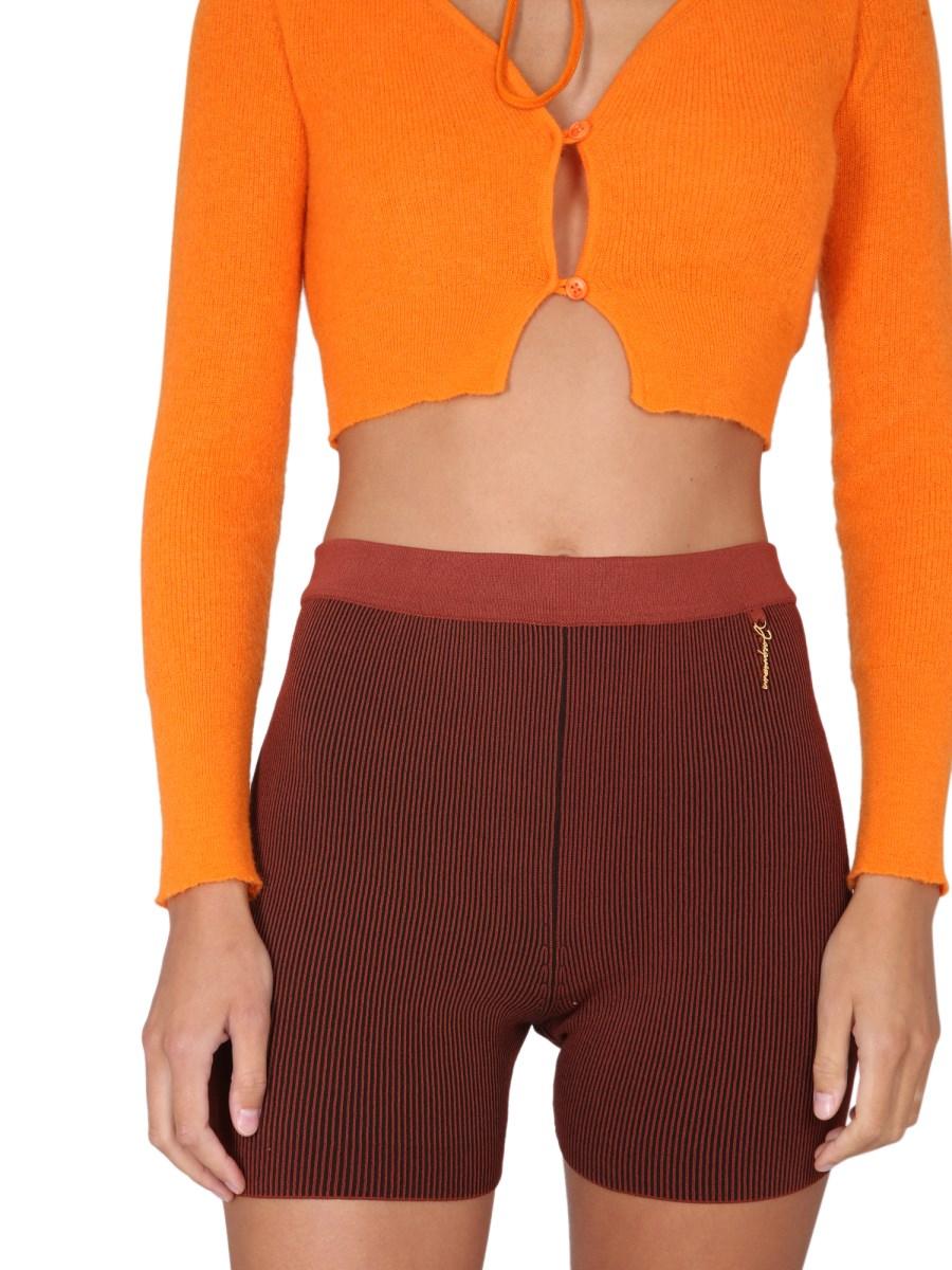JACQUEMUS CARDIGAN "ALZOU" IN MAGLIA DI MISTO VISCOSA