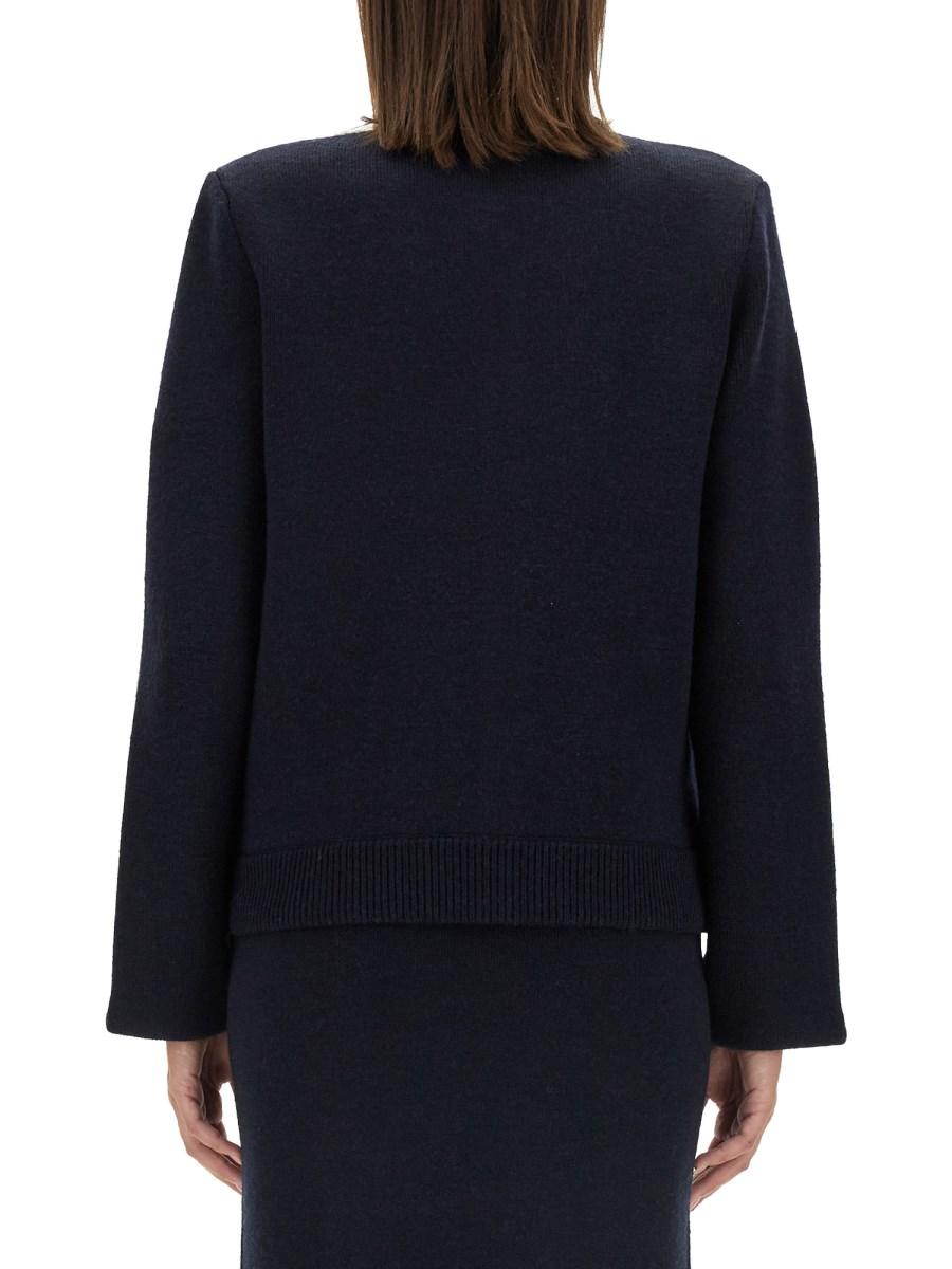 SELF-PORTRAIT CARDIGAN CON BOTTONI GIOIELLO IN MAGLIA