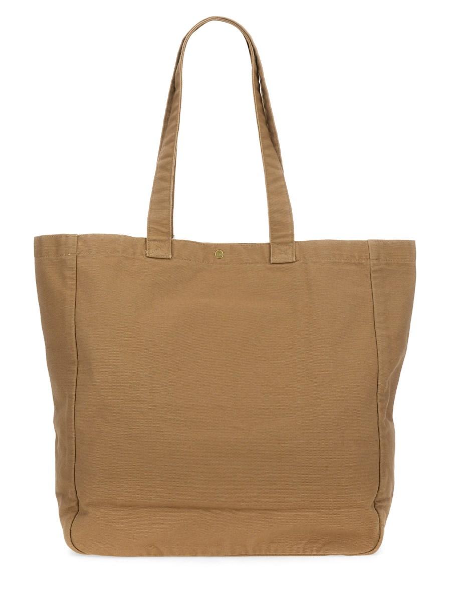 CARHARTT WIP BORSA TOTE IN COTONE CON LOGO