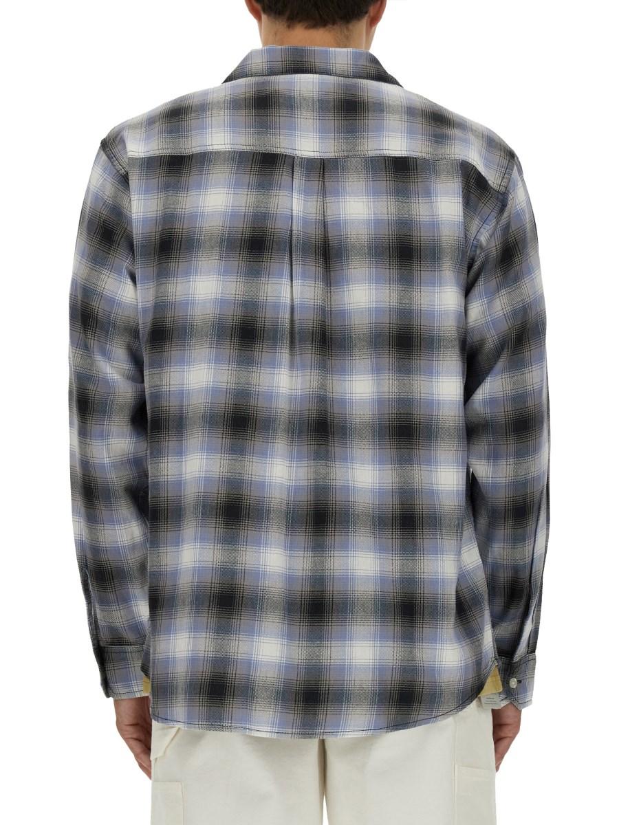 CARHARTT WIP CAMICIA IN COTONE CON PATCH LOGO