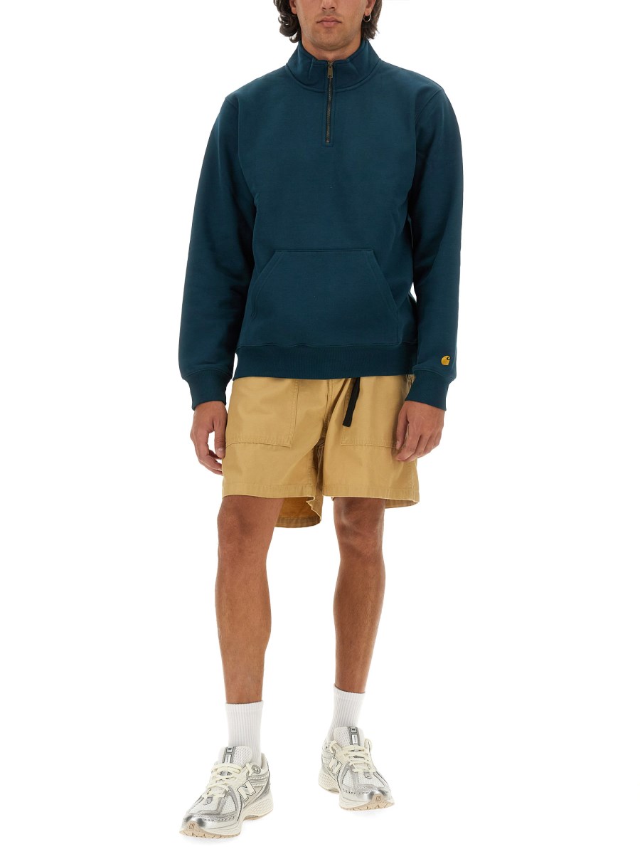 CARHARTT WIP FELPA CON MEZZA ZIP