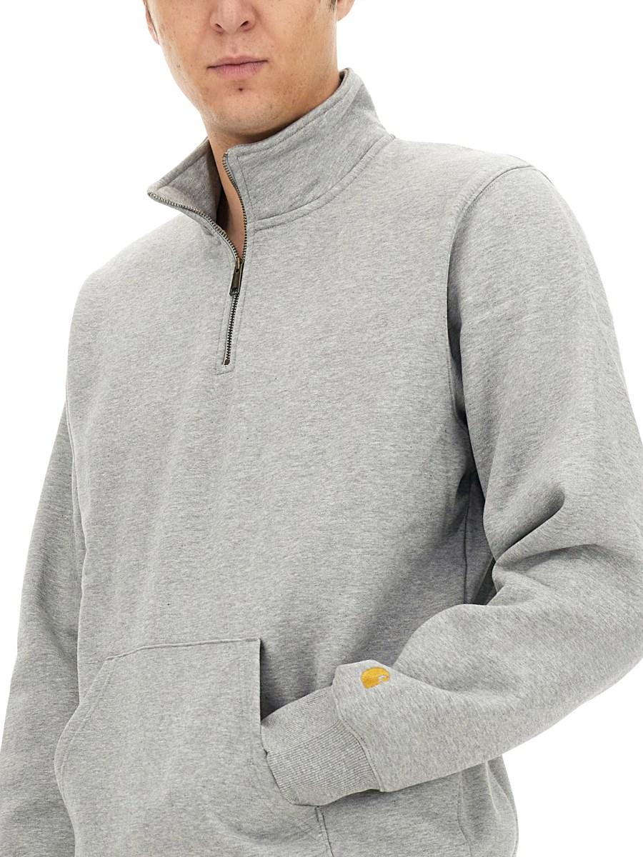 CARHARTT WIP FELPA CON MEZZA ZIP