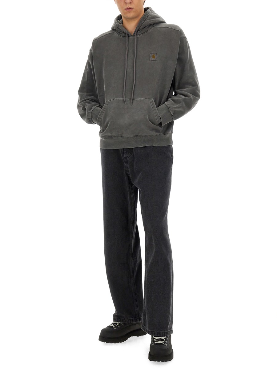CARHARTT WIP FELPA IN COTONE CON LOGO