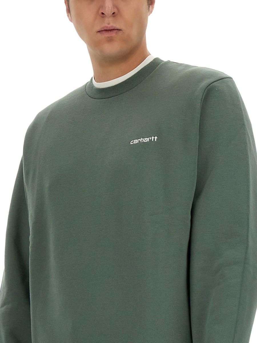 CARHARTT WIP FELPA IN COTONE CON RICAMO LOGO