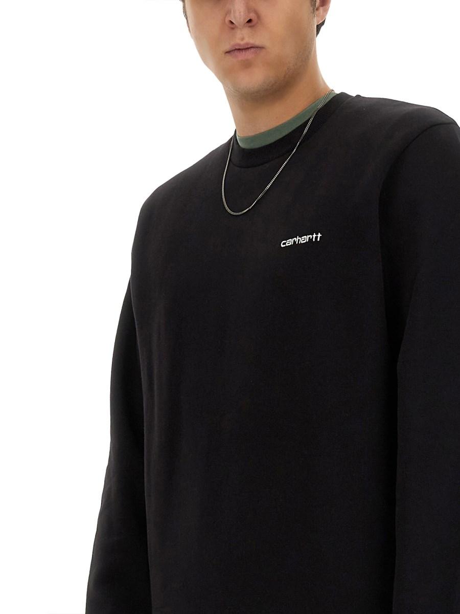 CARHARTT WIP FELPA IN COTONE CON RICAMO LOGO