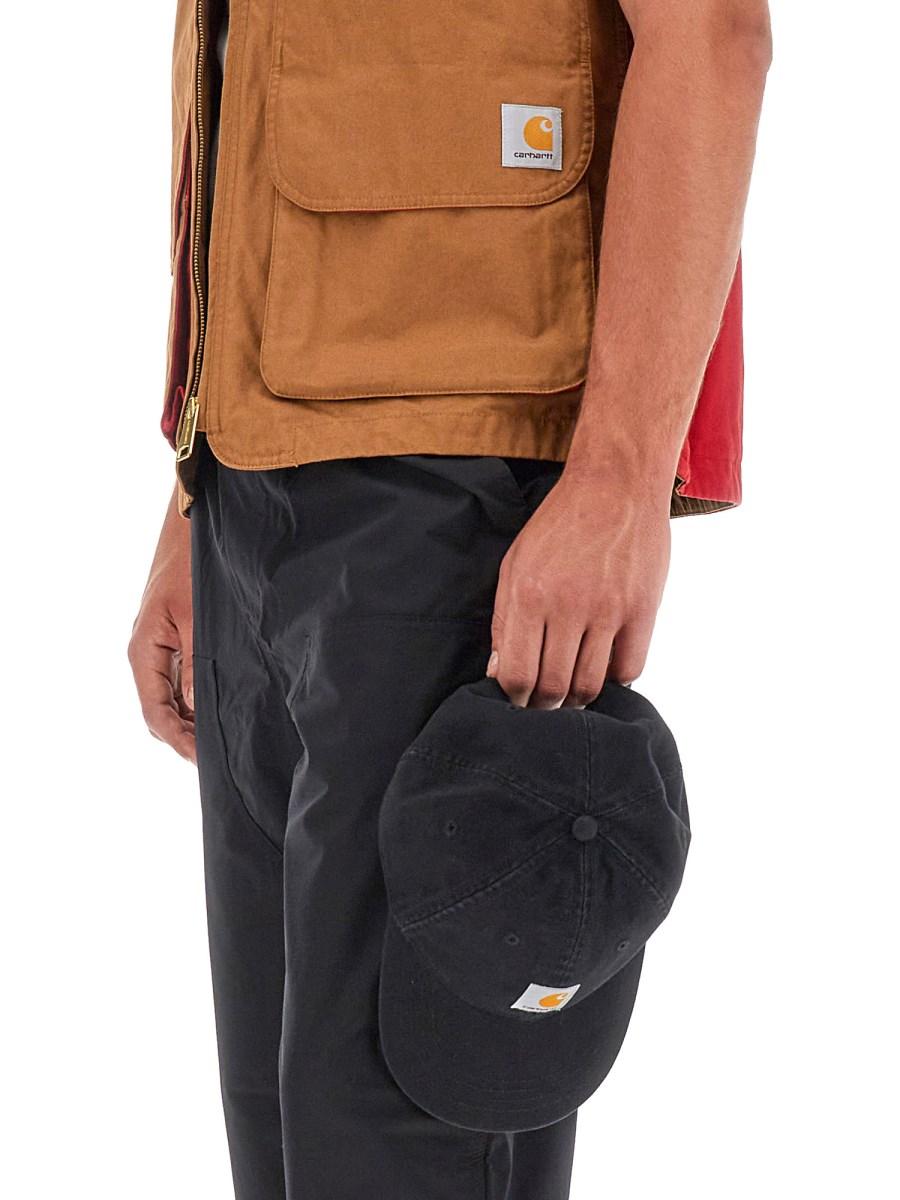 CARHARTT WIP GILET IN CANVAS CON LOGO