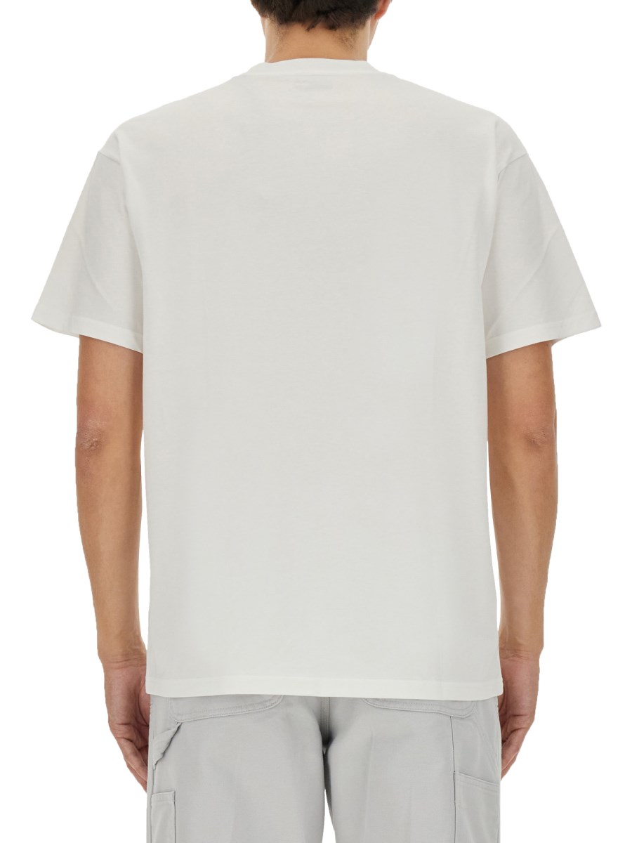 CARHARTT WIP T-SHIRT CON LOGO IN COTONE