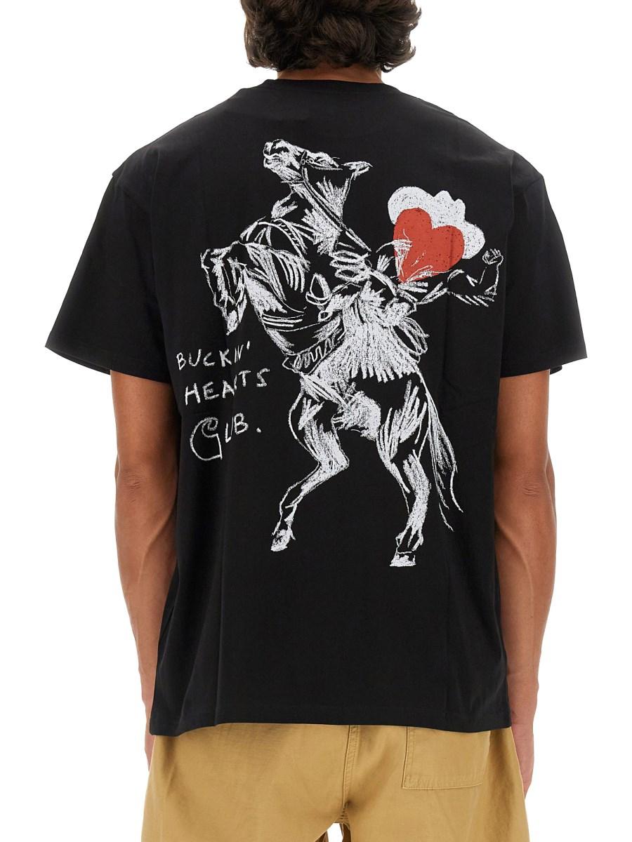 CARHARTT WIP T-SHIRT CON LOGO IN COTONE ORGANICO