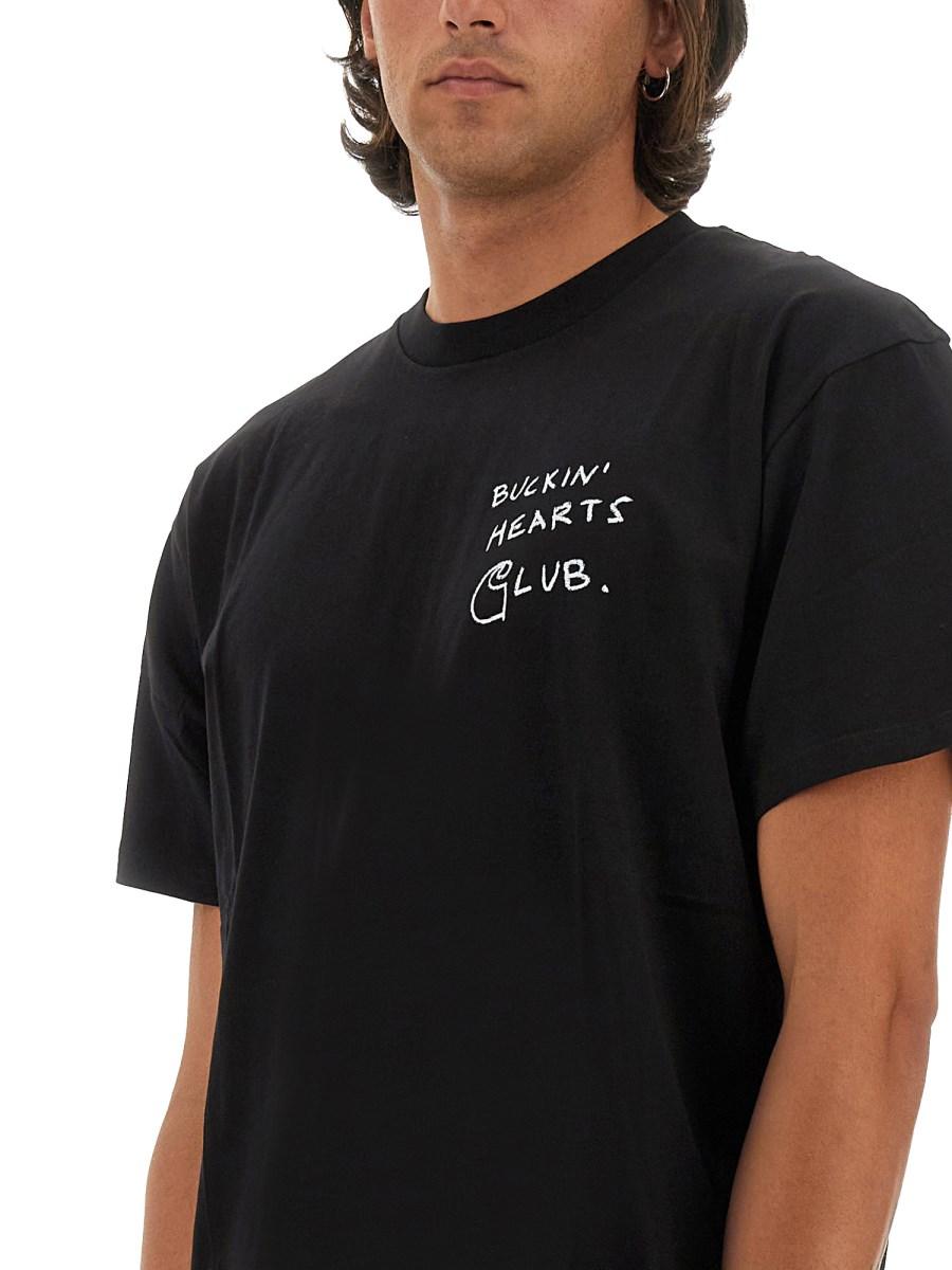 CARHARTT WIP T-SHIRT CON LOGO IN COTONE ORGANICO