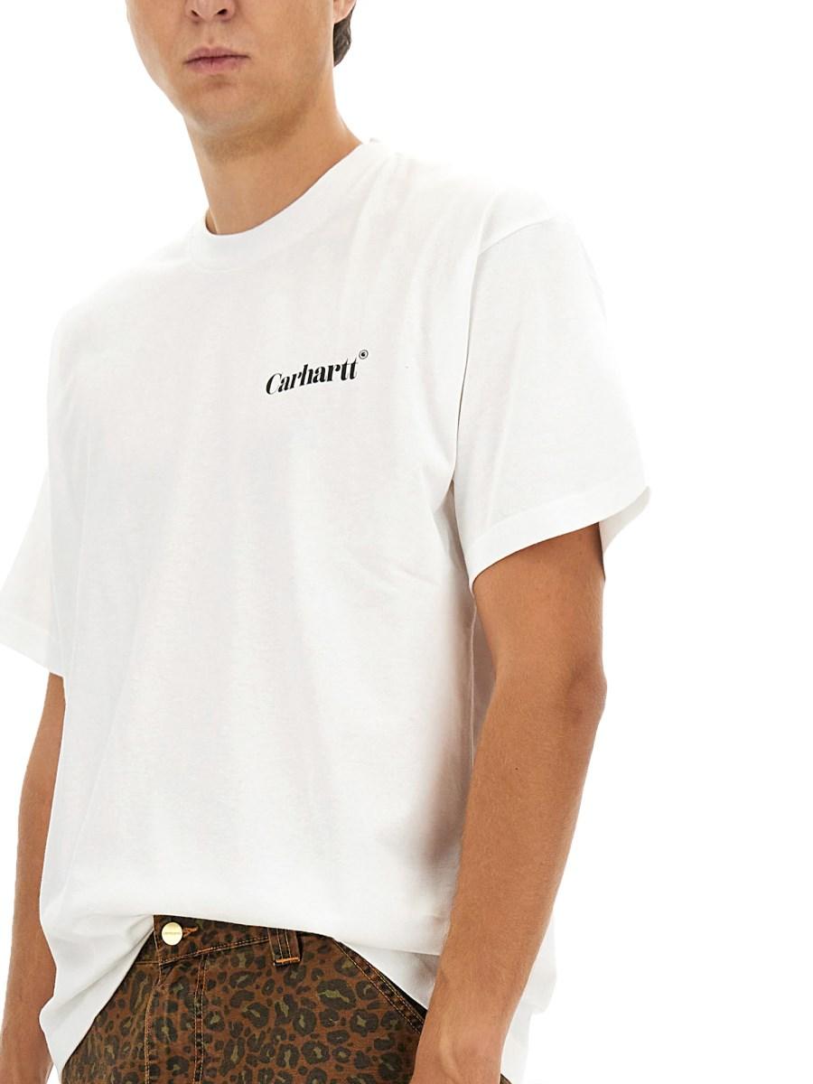 CARHARTT WIP T-SHIRT "DUCK" IN COTONE