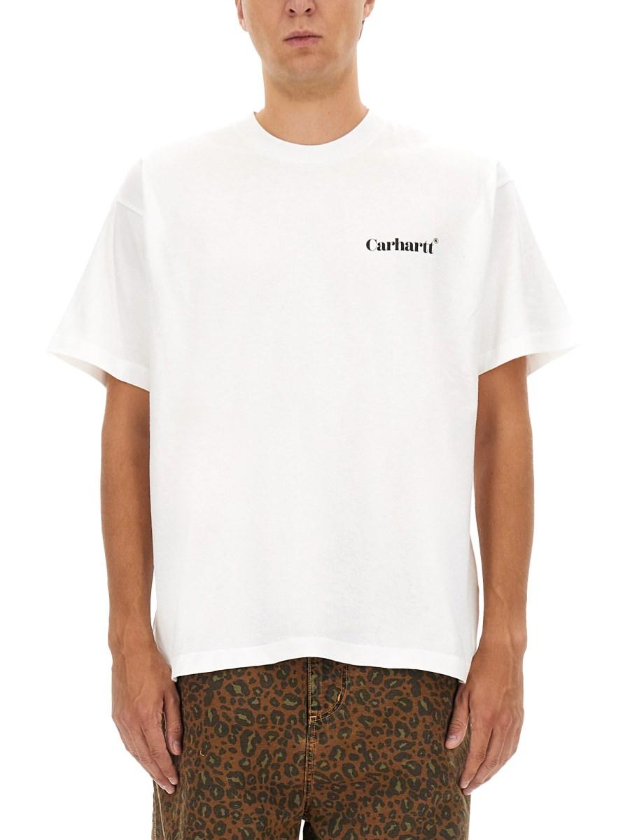 CARHARTT WIP T-SHIRT "DUCK" IN COTONE
