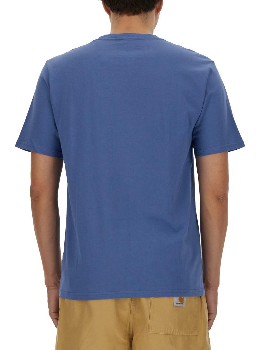 CARHARTT WIP T-SHIRT IN COTONE CON TASCA