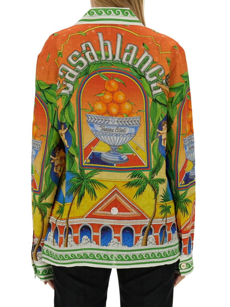 CASABLANCA CAMICIA CON STAMPA