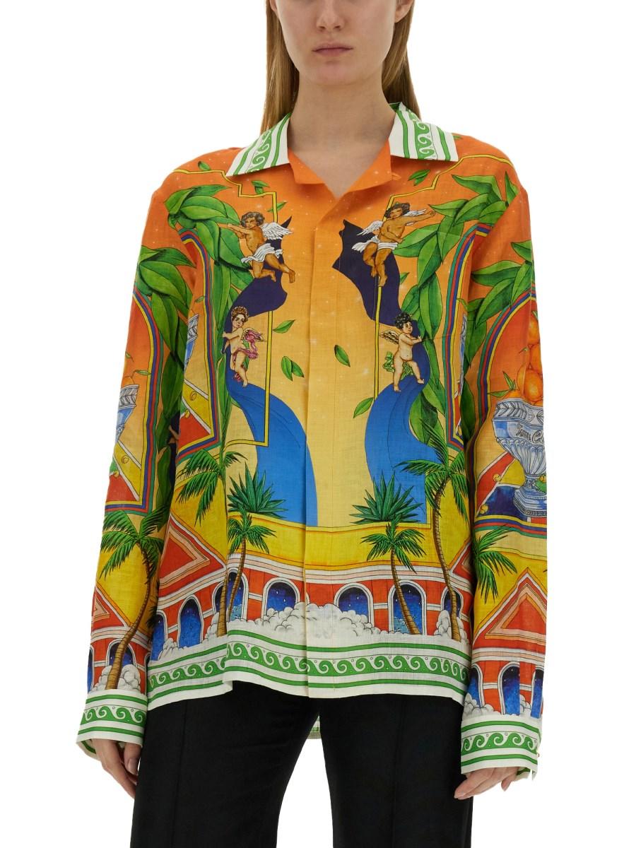CASABLANCA CAMICIA CON STAMPA