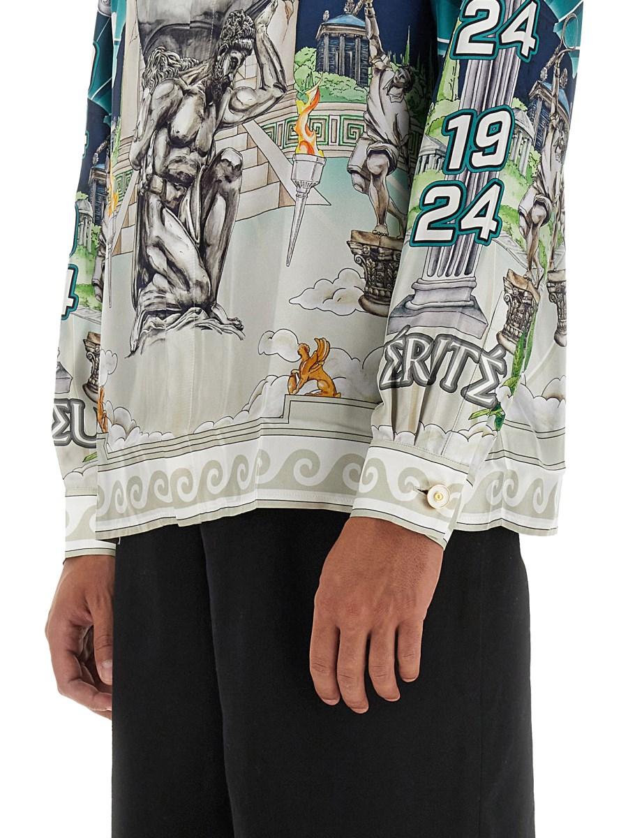 CASABLANCA CAMICIA IN SETA