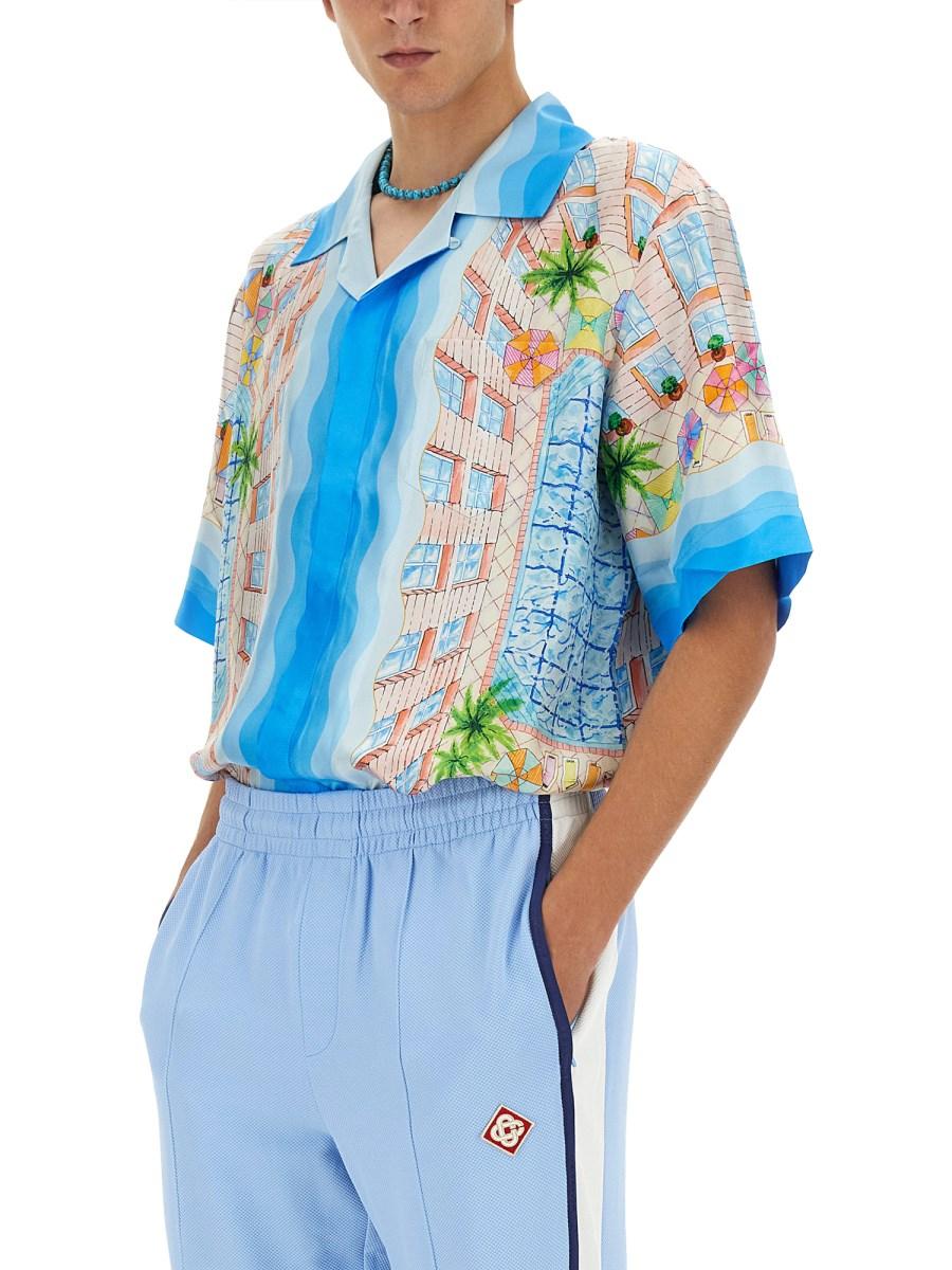 CASABLANCA CAMICIA IN SETA