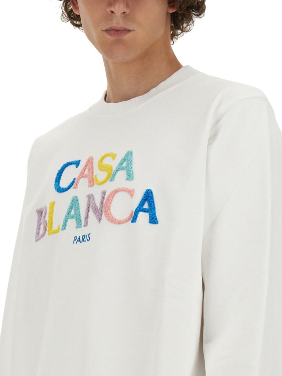CASABLANCA FELPA CON LOGO