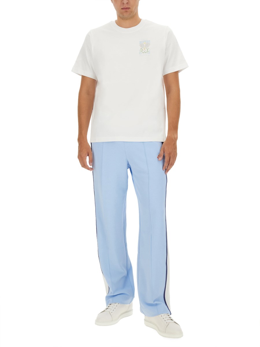 CASABLANCA T-SHIRT CON STAMPA