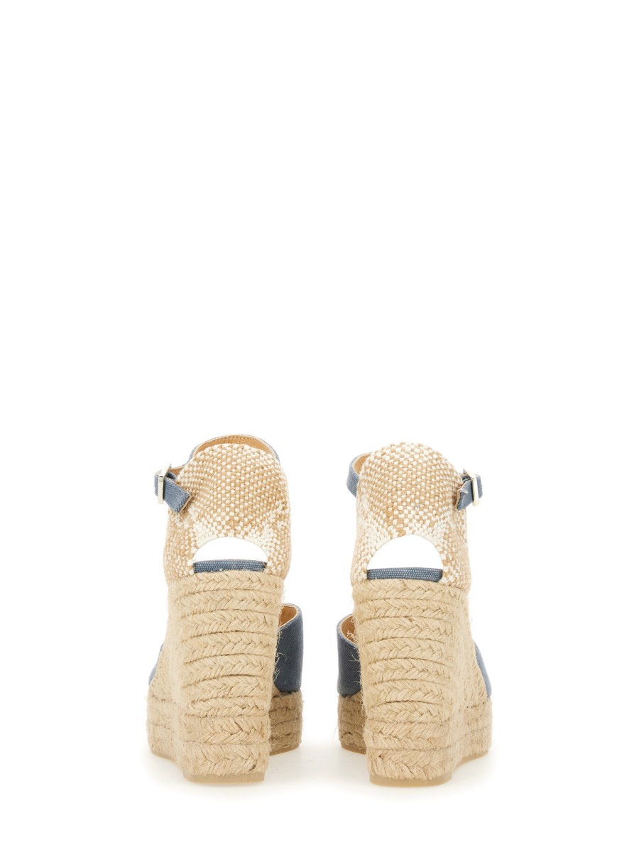 CASTANER SANDALO BIANCA IN COTONE
