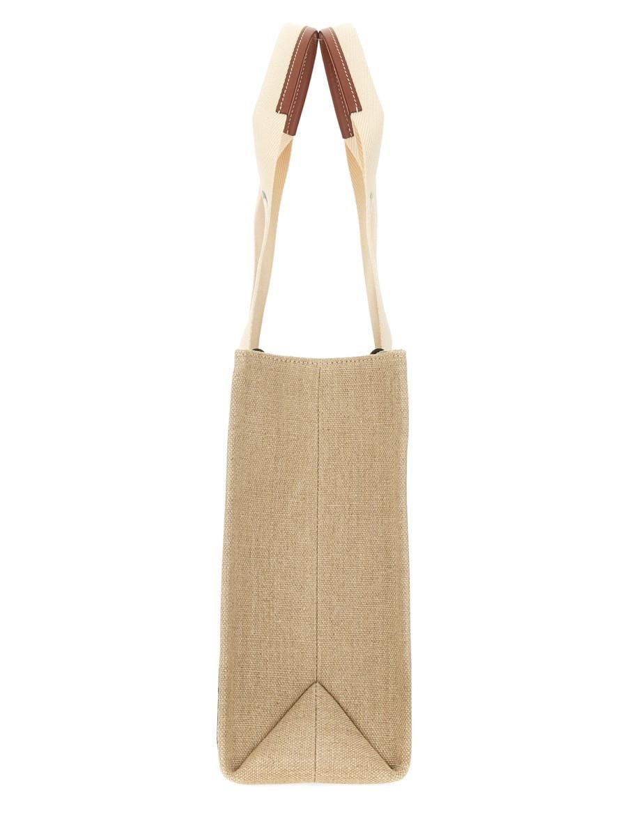 CHLOE' BORSA TOTE WOODY IN LINO