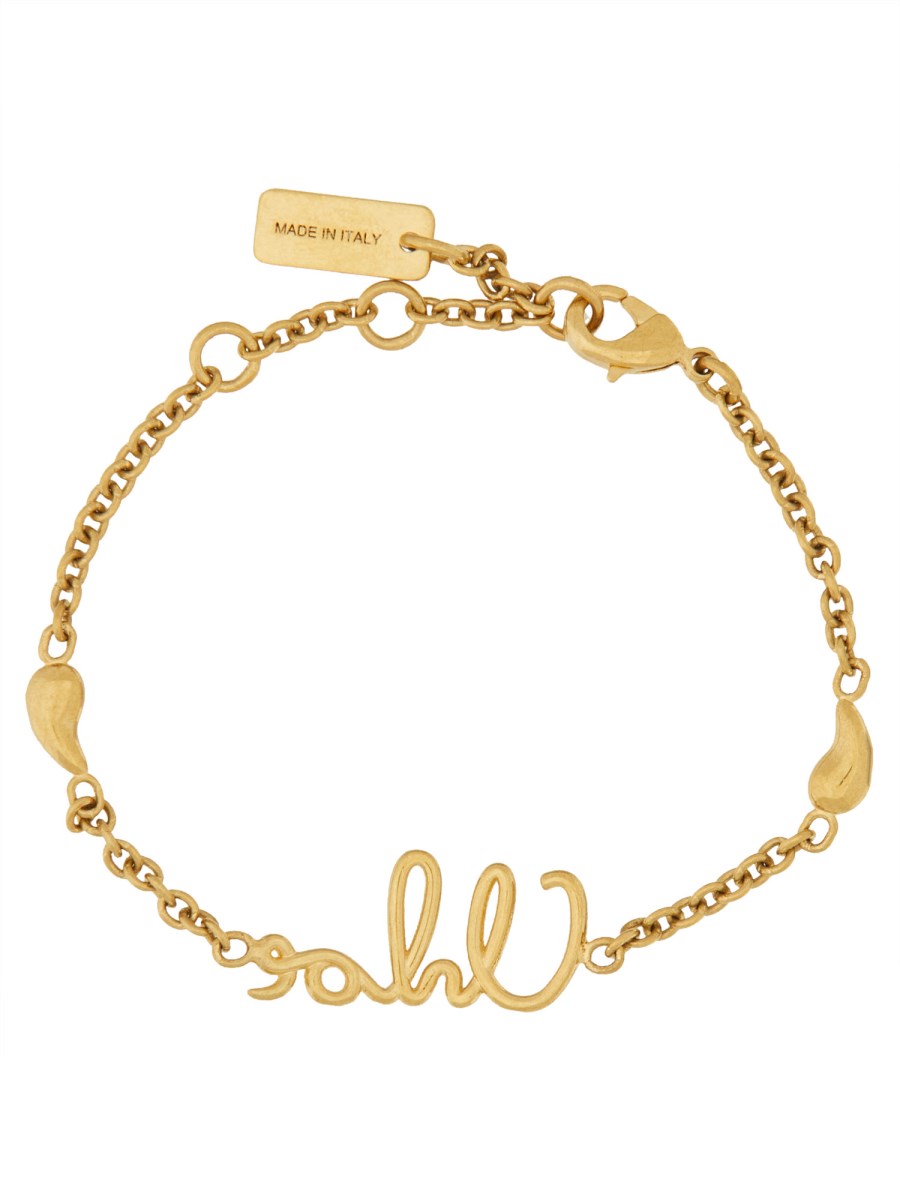 CHLOE' BRACCIALE IN OTTONE CON LOGO
