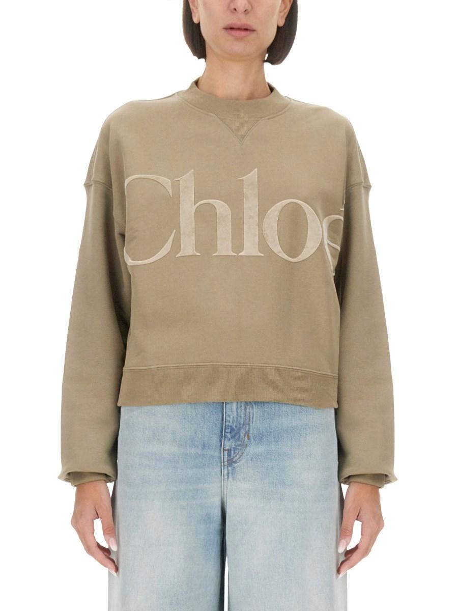 CHLOE' FELPA CON LOGO