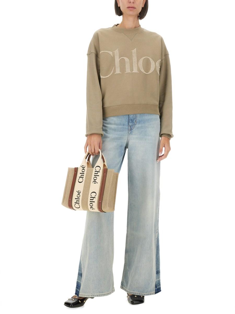CHLOE' JEANS WIDE LEG