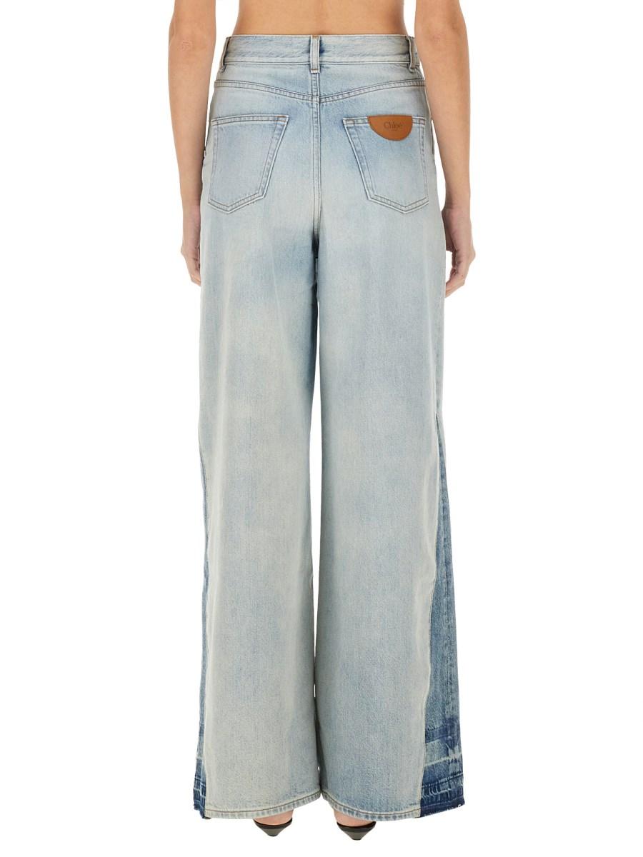 CHLOE' JEANS WIDE LEG