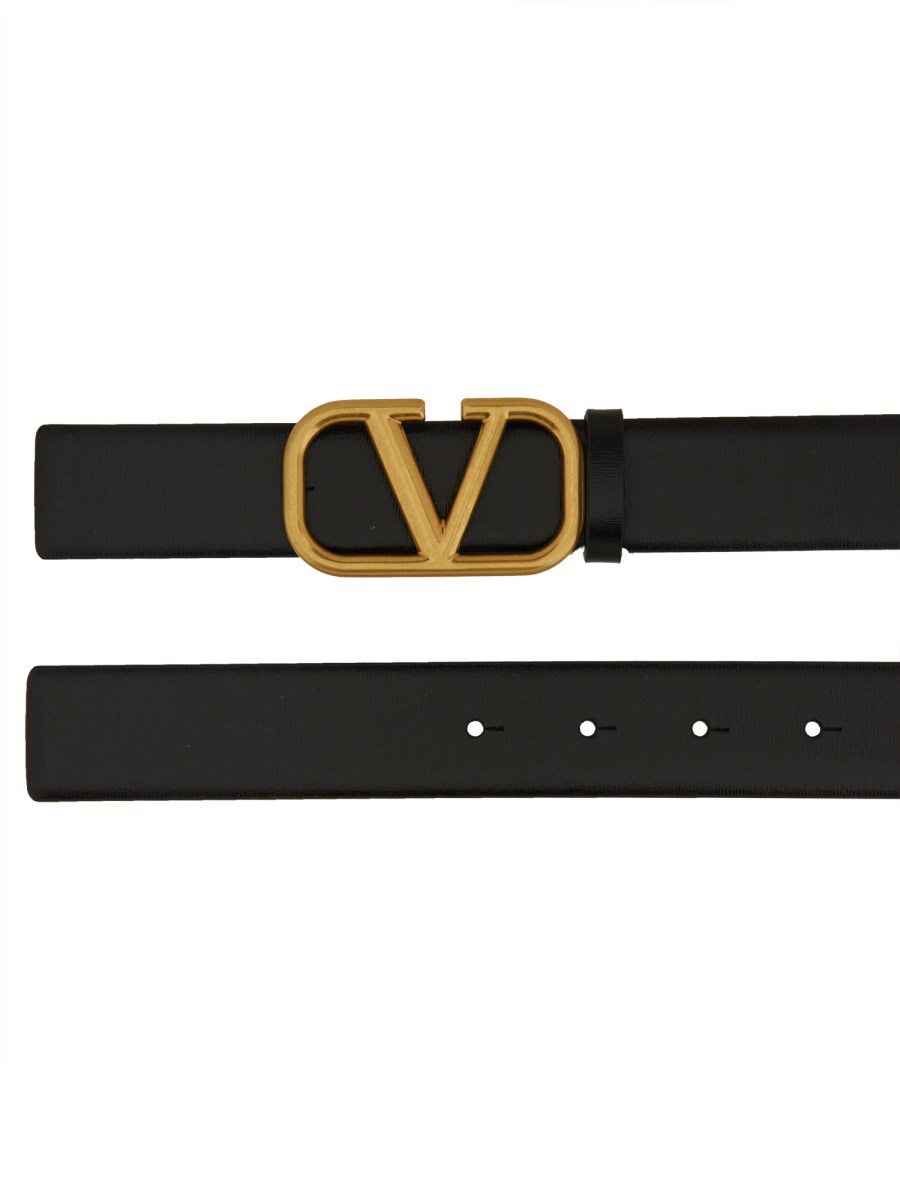 VALENTINO GARAVANI CINTURA VLOGO SIGNATURE IN PELLE
