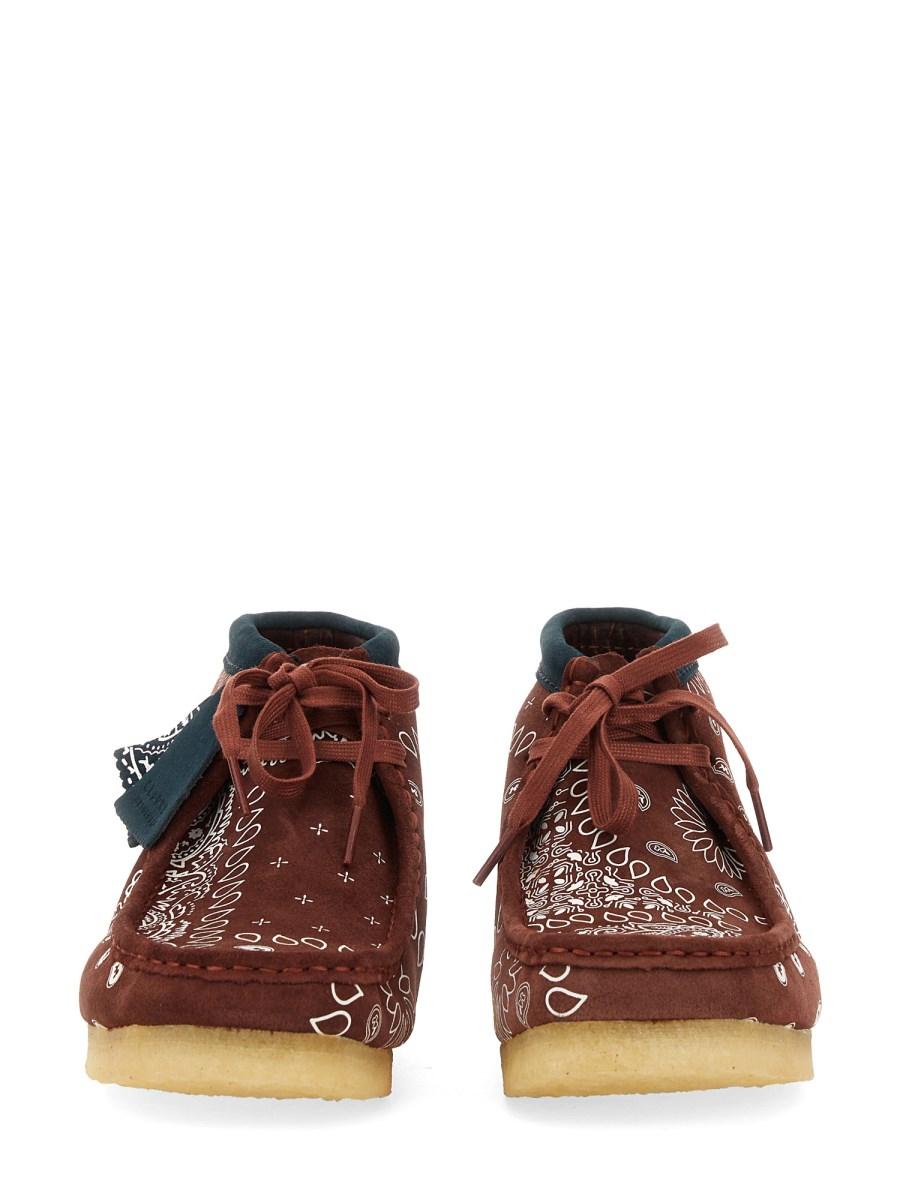 CLARKS STIVALETTO WALLABEE CON STAMPA PAISLEY