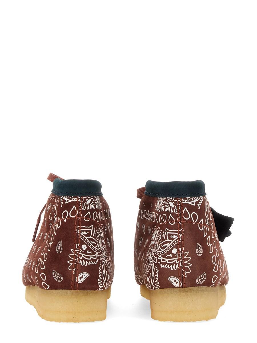 CLARKS STIVALETTO WALLABEE CON STAMPA PAISLEY