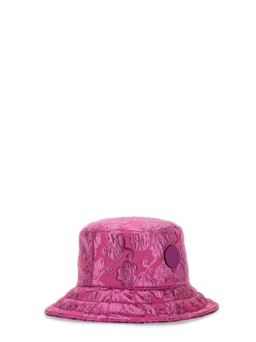 GUCCI CLOCHE REVERSIBILE GG CON MOTIVO JACQUARD IN LAMÉ