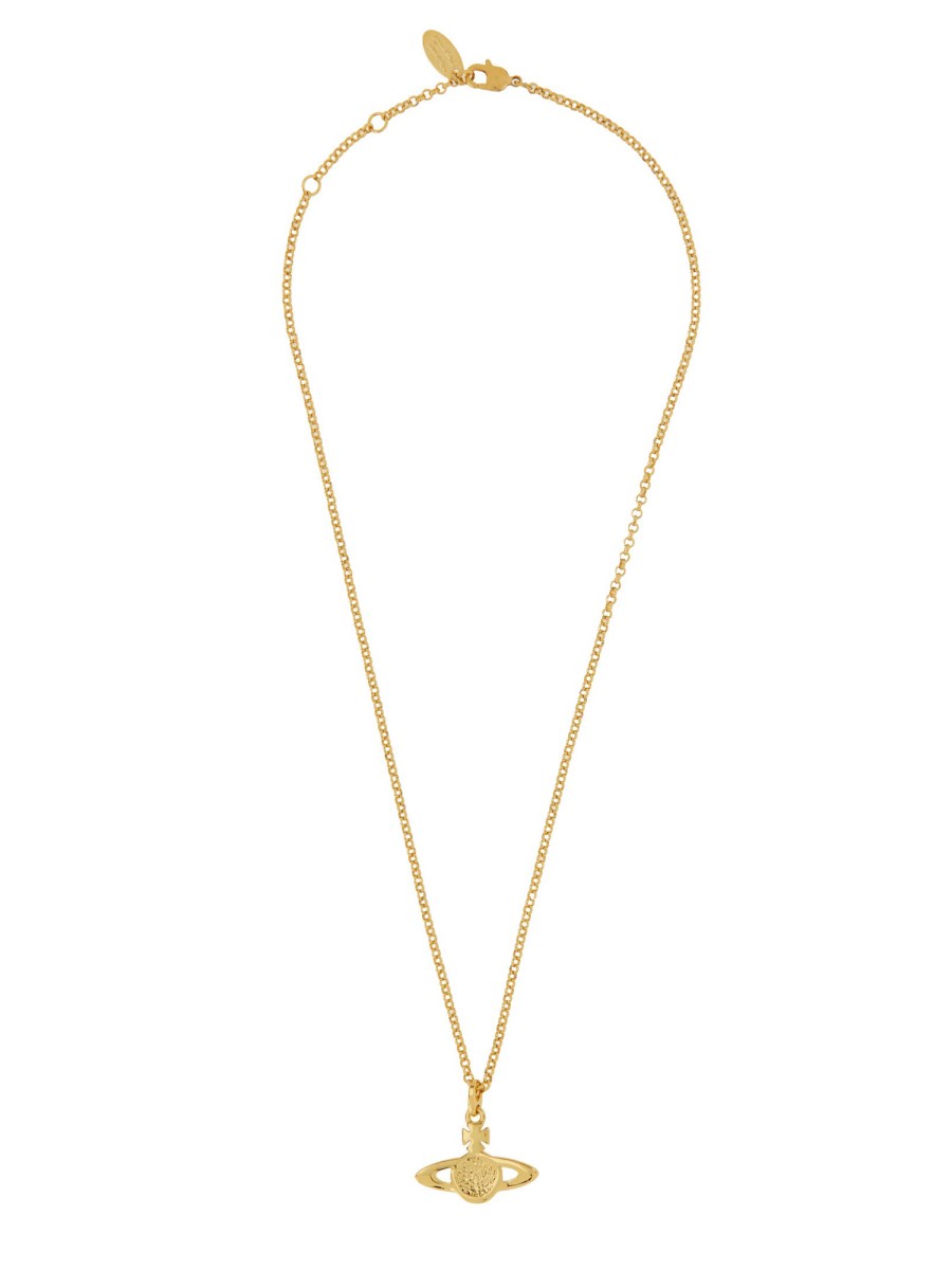 VIVIENNE WESTWOOD COLLANA CON CIONDOLO MINI BAS RELIEF