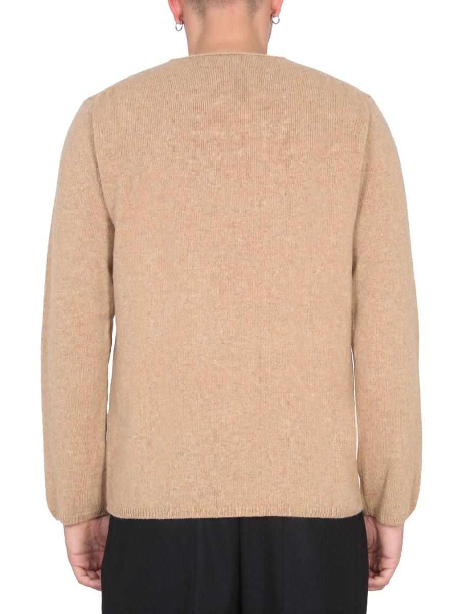 COMME DES GARCONS SHIRT MAGLIA GIROCOLLO IN LANA