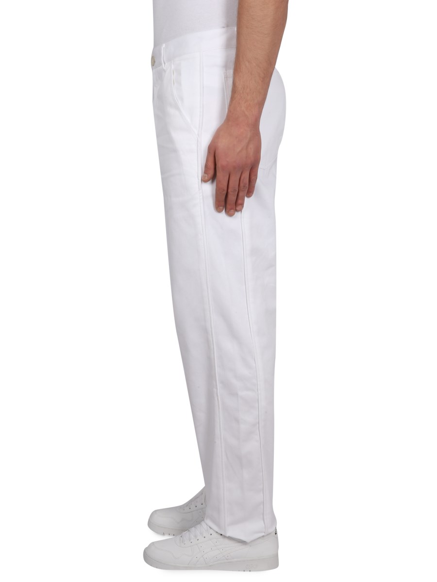 COMME DES GARCONS SHIRT PANTALONE CHINO IN COTONE