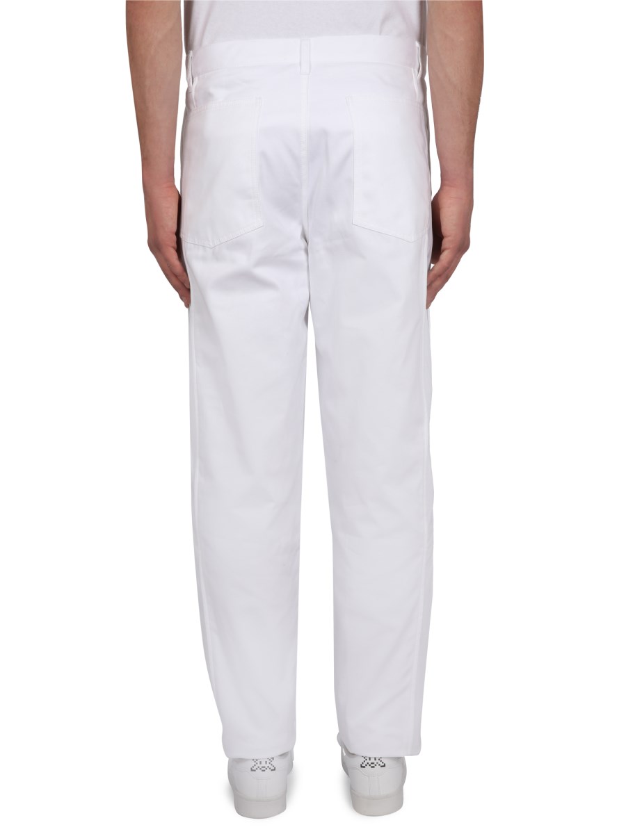 COMME DES GARCONS SHIRT PANTALONE CHINO IN COTONE