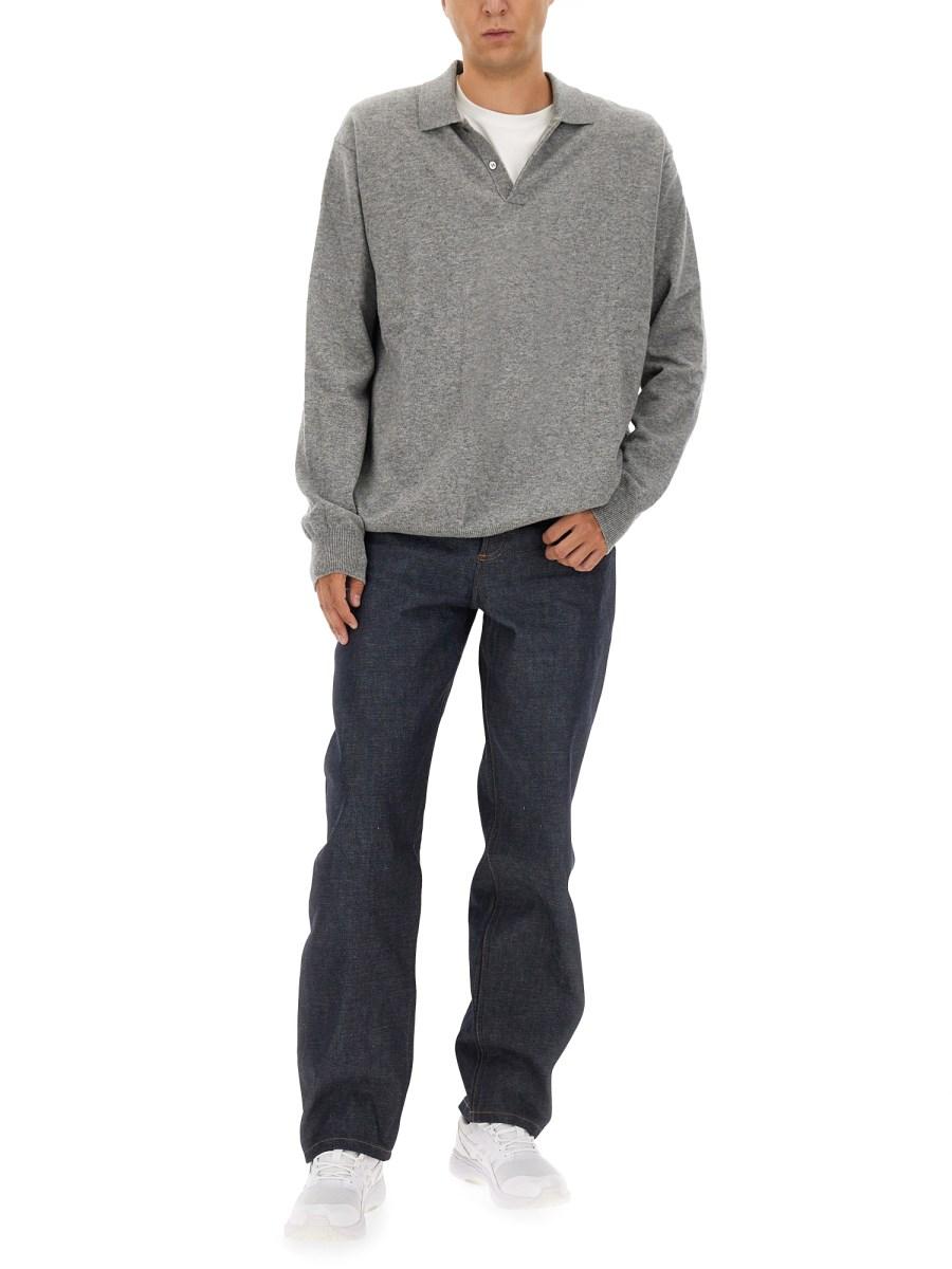 COMME DES GARCONS SHIRT POLO IN LANA
