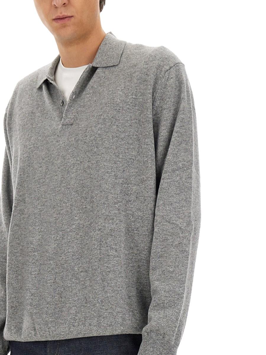 COMME DES GARCONS SHIRT POLO IN LANA