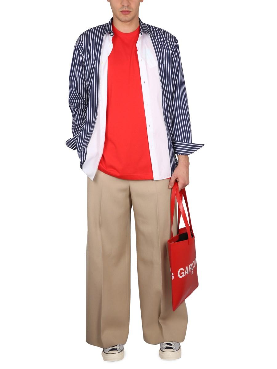 COMME DES GARCONS SHIRT T-SHIRT IN COTONE CON LOGO