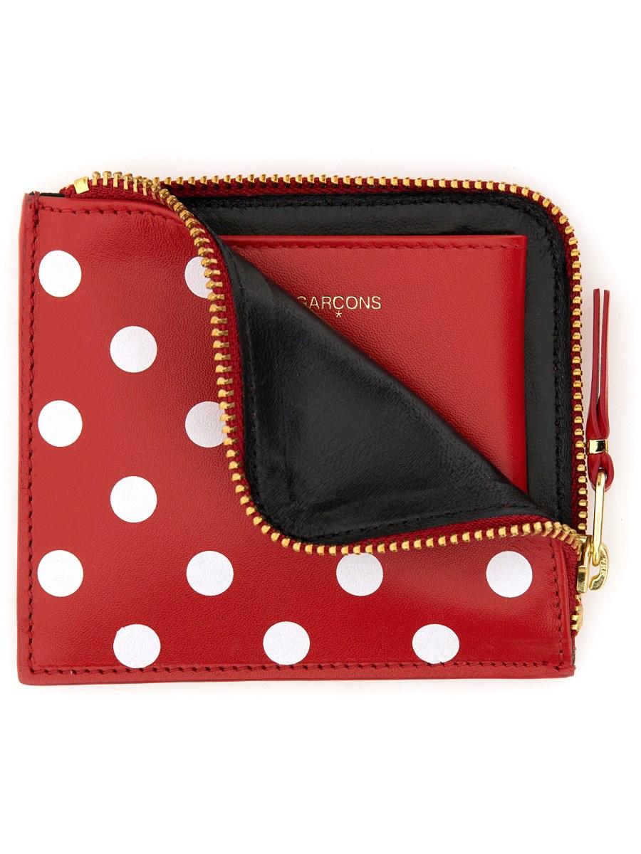 COMME DES GARCONS WALLET PORTAFOGLIO A POIS