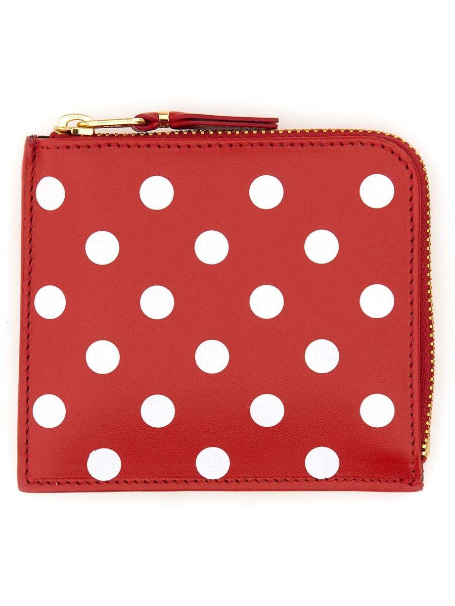 COMME DES GARCONS WALLET PORTAFOGLIO A POIS