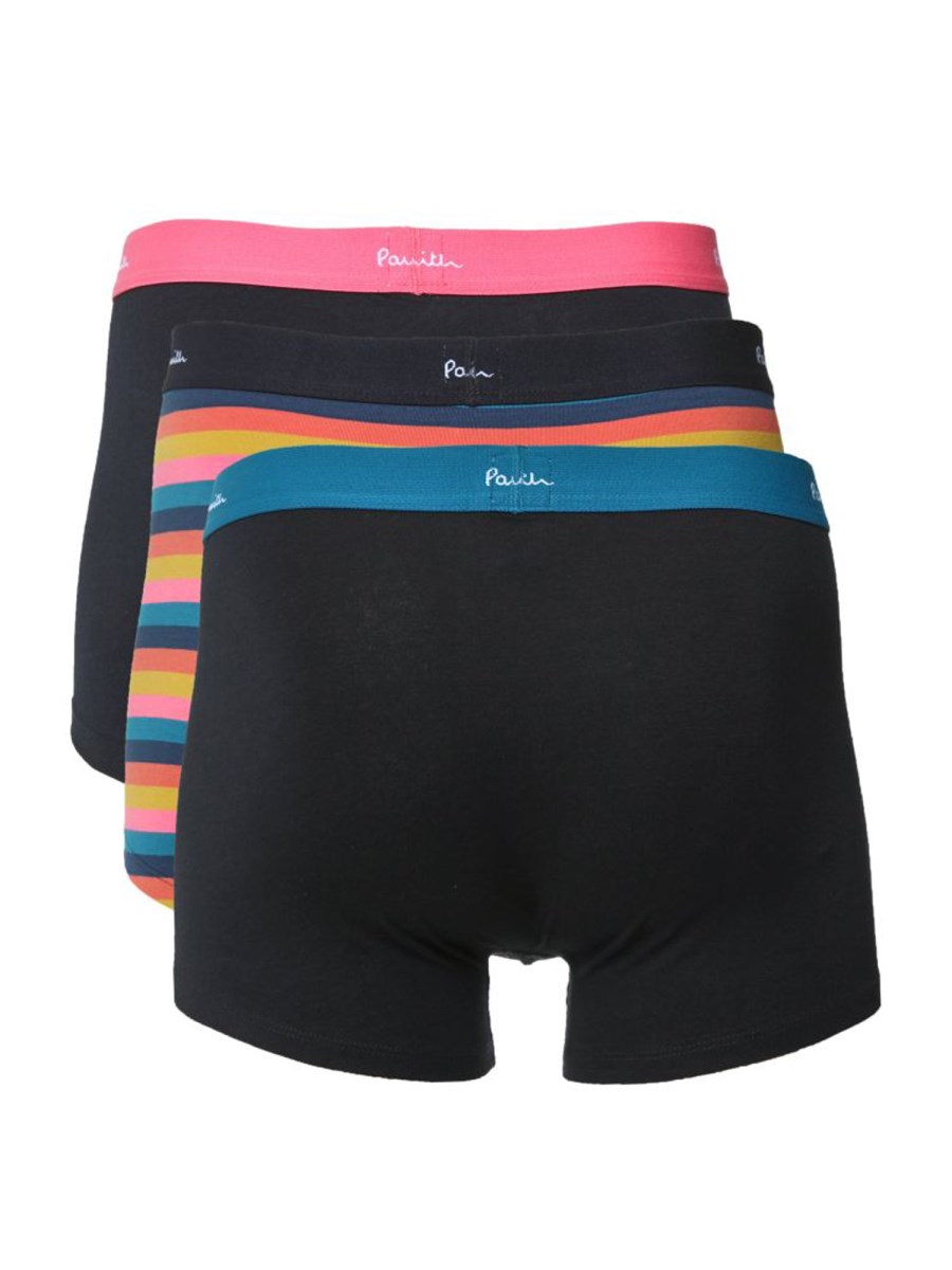 PAUL SMITH CONFENZIONE DA TRE SLIP IN COTONE CON LOGO